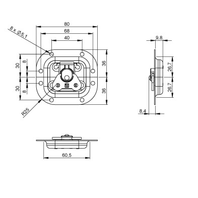 Cierre Empotrado Pequeño